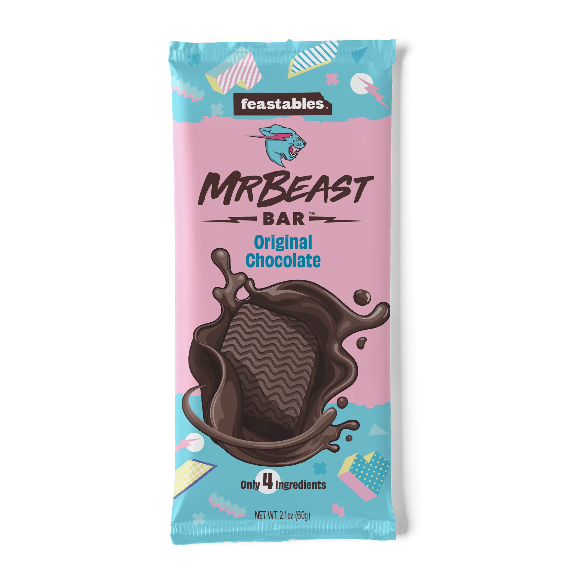 Mr Beast Chocolate Bar By Feastables (7 Flavors) (1 Bar & 10 Pack ...