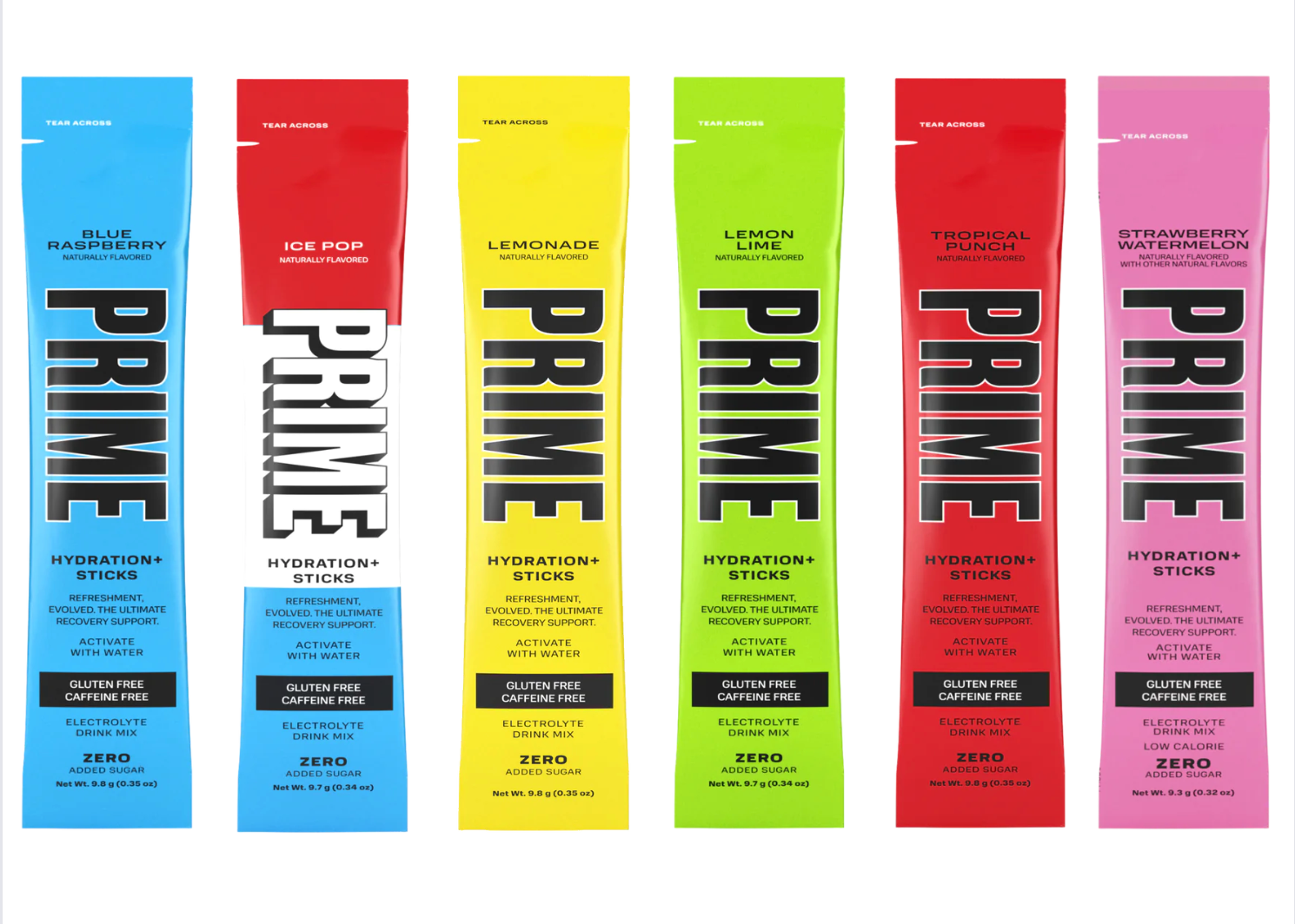 Prime Hydration + Stick Pack (6 Flavors) – Prime Wholesale Australia